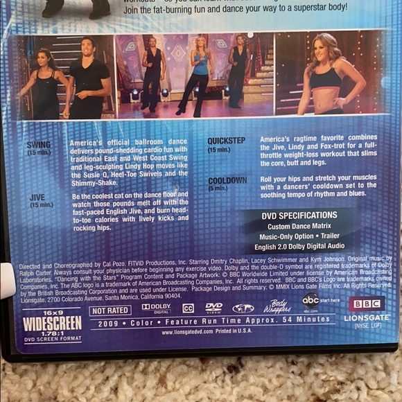 Dancing with the stars Dance off the Pounds DVD - Picture 3 of 5
